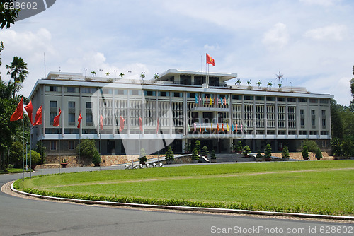 Image of The Reuinification Palace in Ho Chi Minh City