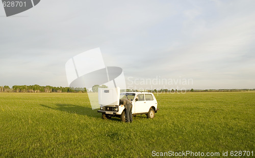 Image of broken car