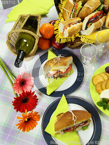 Image of Picnic With Wine