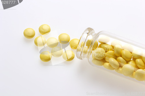 Image of yellow pills