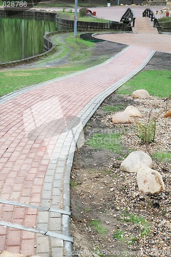 Image of stone track