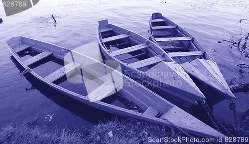 Image of Three Boats on Coast