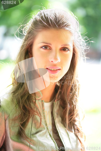 Image of girl with long hairs