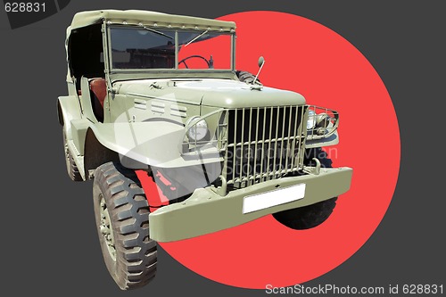 Image of Vintage Military Car