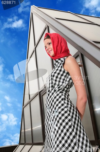 Image of girl in red kerchief