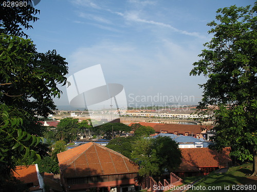 Image of City view of Malacca Town