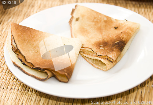 Image of moroccan pancakes thin crepe style