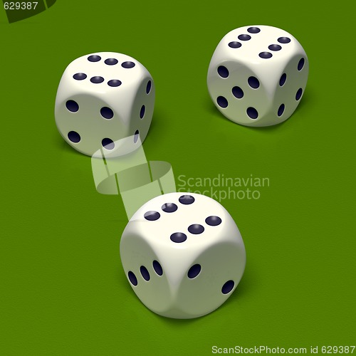 Image of Dice triple six