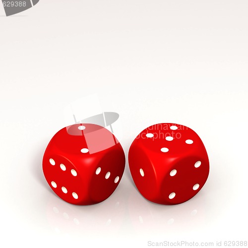 Image of Two red dice