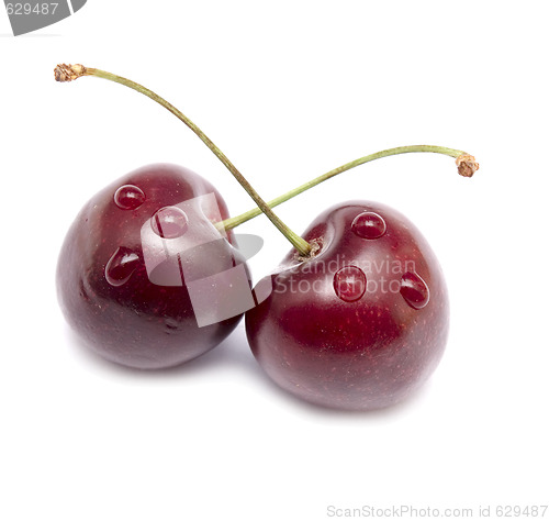 Image of ripe sweet cherries