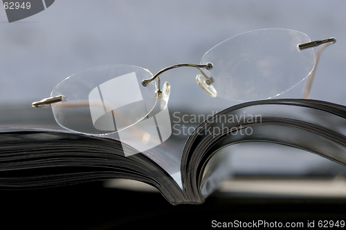 Image of Glasses on the magazine