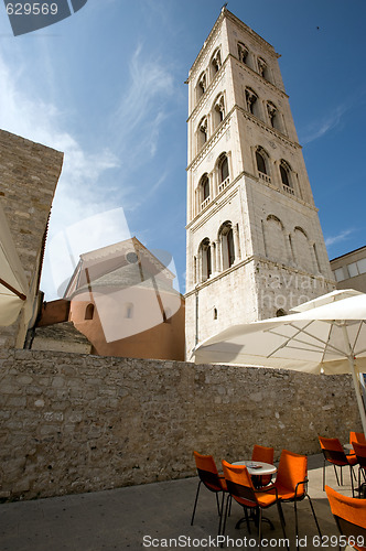 Image of Zadar summer cityscape