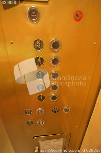 Image of Elevator Buttons