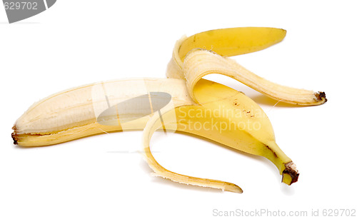 Image of peeled banana