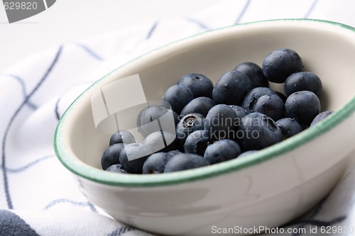 Image of Fresh blueberries in a bowl.