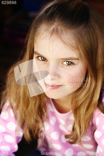 Image of Close-up portrait of a pretty young girl.