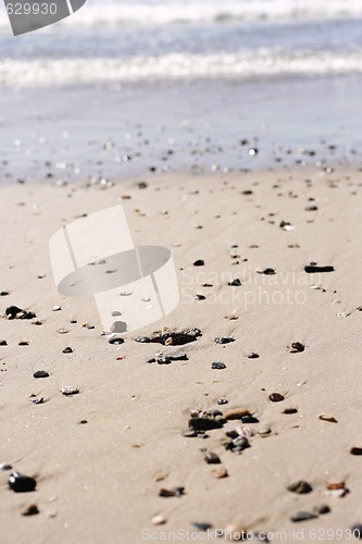 Image of Pebbles on a beach.