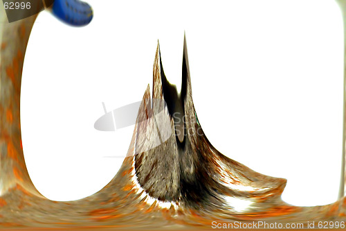 Image of Digital Abstract Art - Splash Mountain