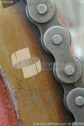 Image of Chain and cogwheel