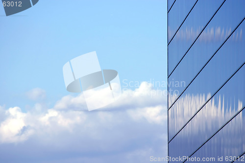 Image of Mirrored Business Building