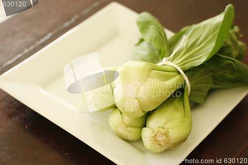 Image of Baby bok choy.