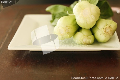 Image of Baby bok choy.