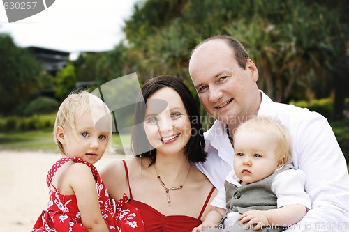 Image of Family enjoying themselves in an outdoor nature setting.