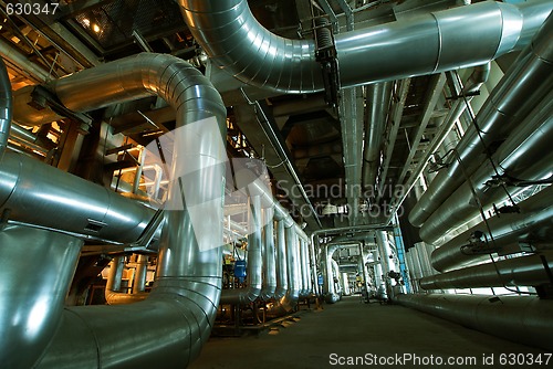 Image of interior of water treatment plant