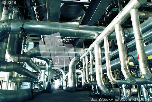 Image of interior of water treatment plant