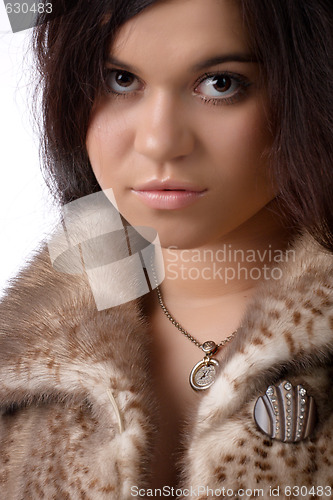 Image of young woman portrait