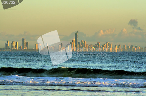 Image of Distant Surfers Paradise Skyline