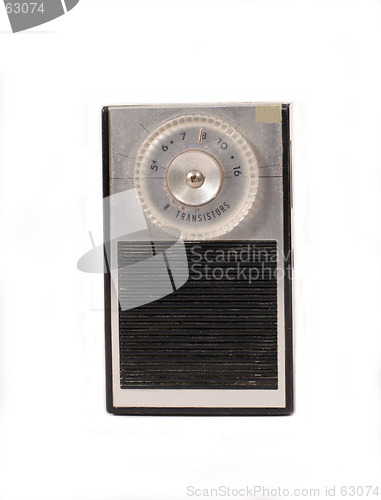 Image of Retro portable transistor radio