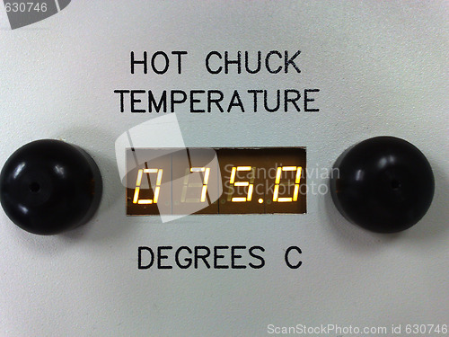 Image of Digital temperature display