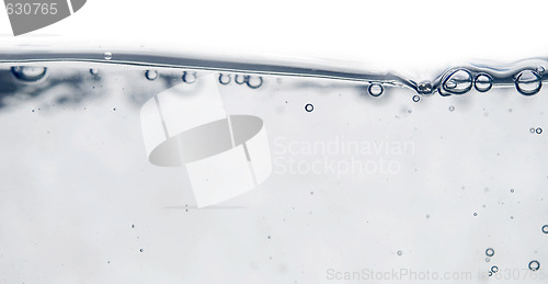 Image of wave and bubbles