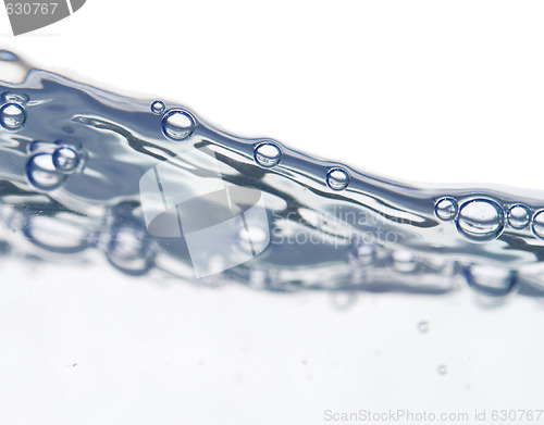 Image of wave and bubbles