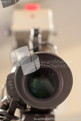 Image of Studio video camera lens