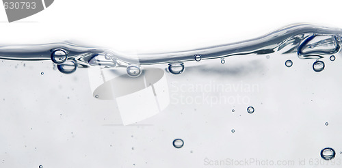Image of wave and bubbles