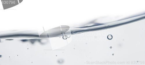 Image of wave and bubbles