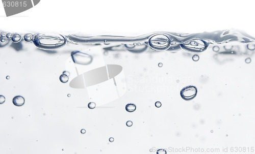 Image of wave and bubbles