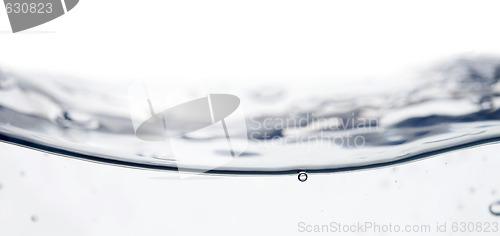 Image of wave and bubbles