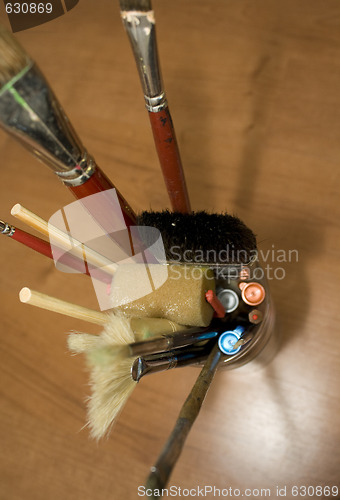 Image of brushes