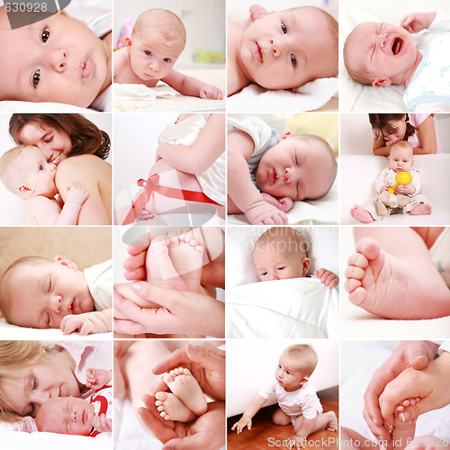 Image of Baby and pregnancy collage