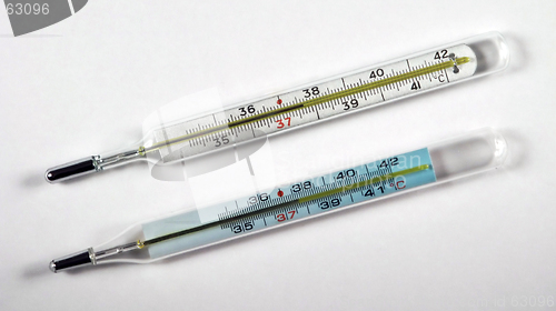 Image of Two thermometers