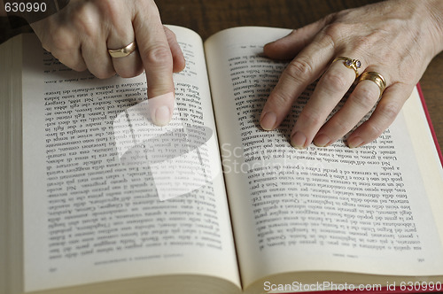 Image of Reading a book