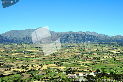 Image of View of the Lassithi Plateau in Crete, Greece