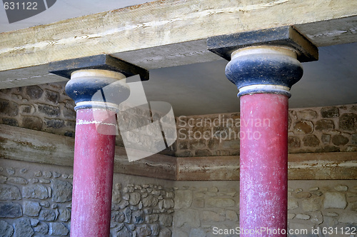 Image of Archaeological site of Knossos. Minoan Palace. Crete.