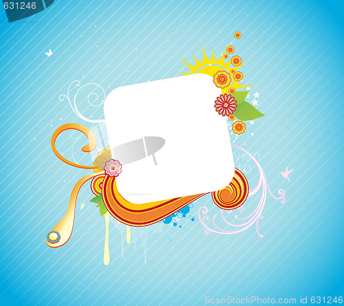 Image of floral frame