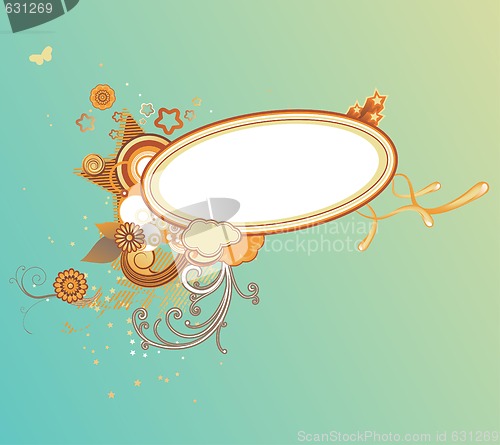 Image of floral frame