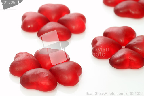 Image of Wine gum hearts