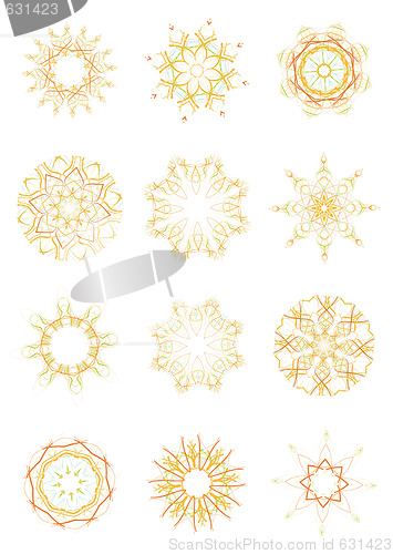 Image of floral and ornamental elements
